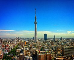 東京都内の街並み